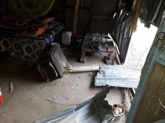 Melaghar opposition candidate’s home attacked in midnight Melaghar opposition candidate’s home attacked in midnight